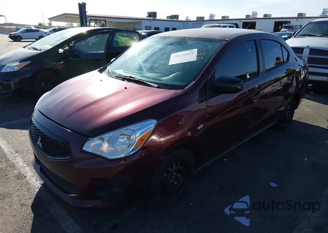 2020 Mitsubishi Mirage G4 Le z USA, uszkodzony, nr VIN ML32F4FJ1LHF02185